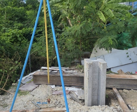 ไซต์งาน ปากเกร็ด ก่อสร้าง ออฟฟิศและบ้านพัก